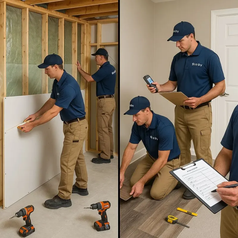 Repairs and Reconstruction process in Saint John, KS